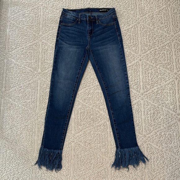 Blank NYC Fringe Hem Jeans - Picture 2 of 4